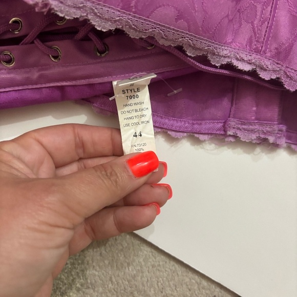 Vintage purple lavender corset Fredrick's of Hollywood - Picture 7 of 7